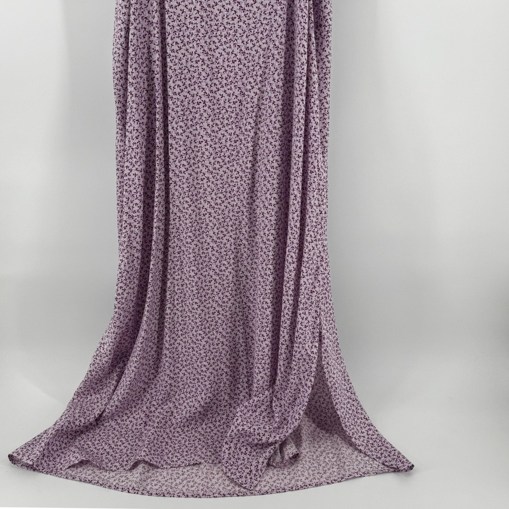 Old Navy Womens XL Purple Floral Cami Maxi Dress Sleeveless Boho Cottagecore - Picture 7 of 7
